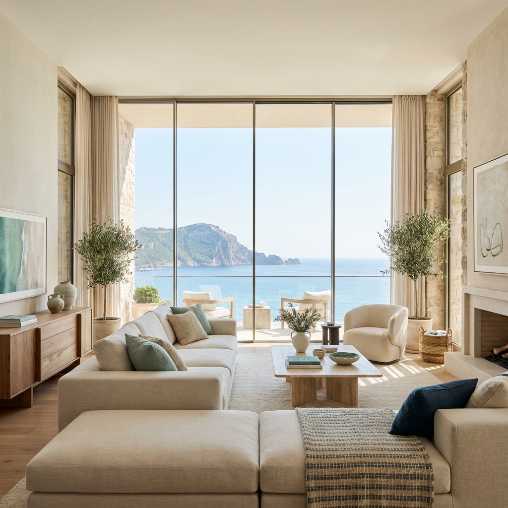 Modern interior design showcase