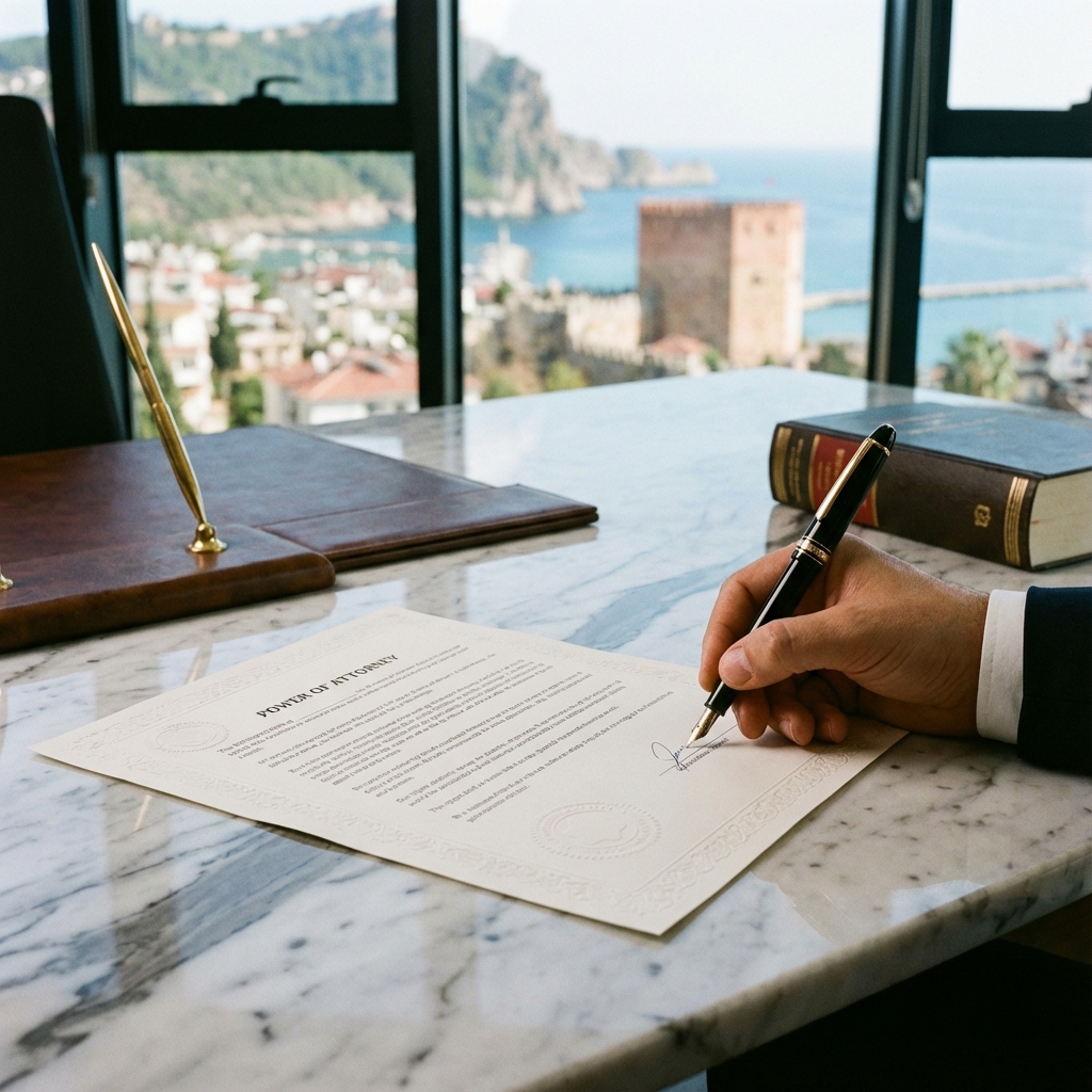 Legal documents being signed