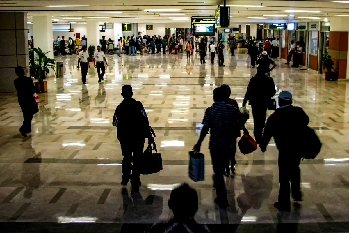 Putnici u dolaznoj zoni aerodroma