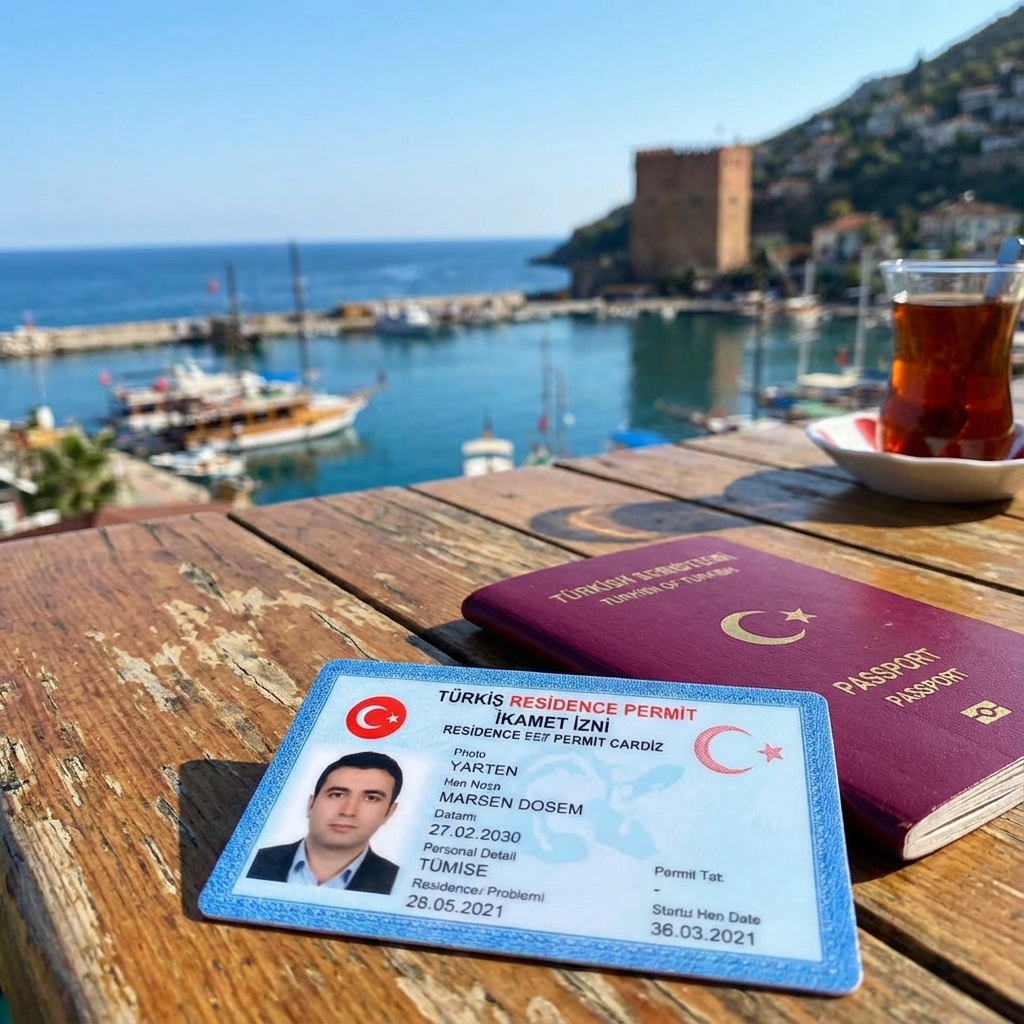 Turkish residence permit documents