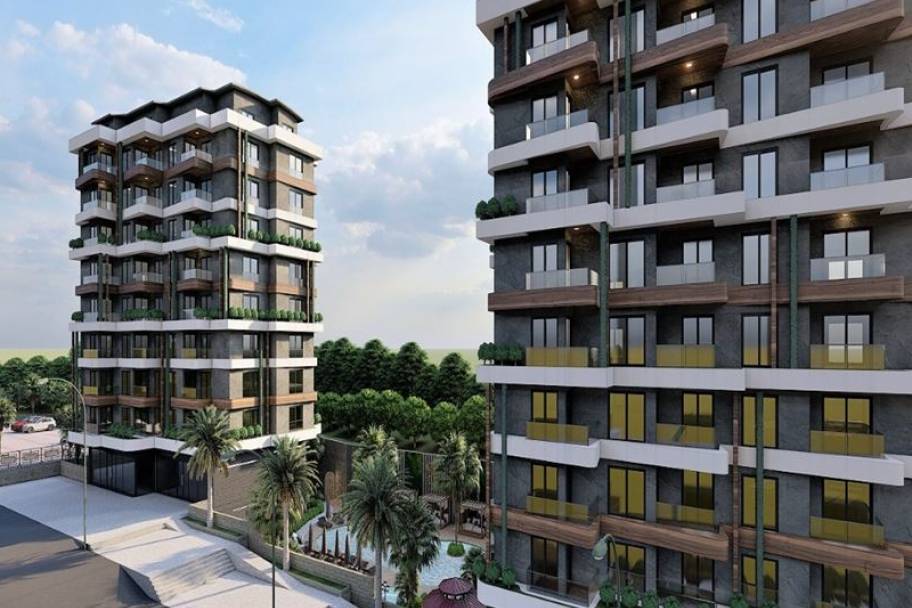 Appartements luxueux à vendre à Avsallar, Alanya