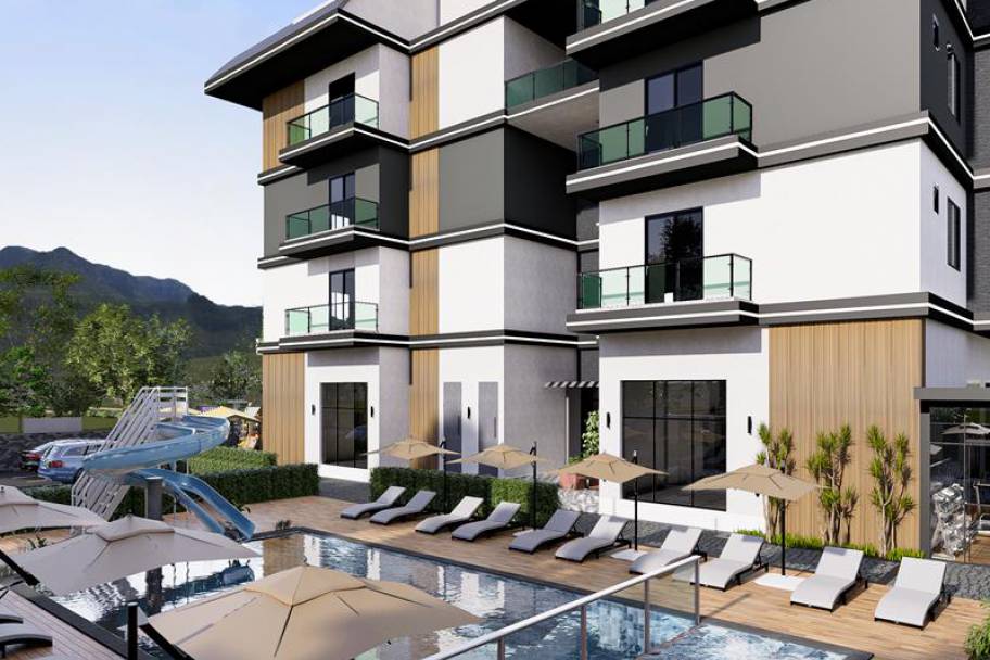 New complex near the shopping center in Oba Alanya